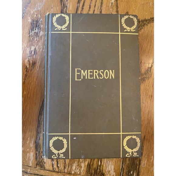 Emersons Complete Poems Vintage Hardcover Book 1904 - Picture 2 of 11